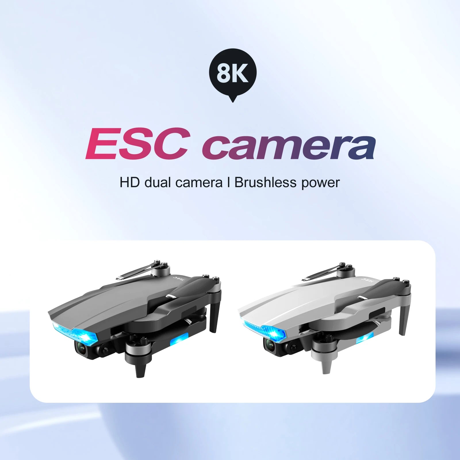 QJ S106 GPS Drone, 8k esc camera hd dual camera brushless