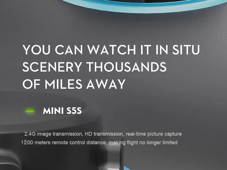 S5S Drone, hd transmission, real-time picture capture 1200 meters distance