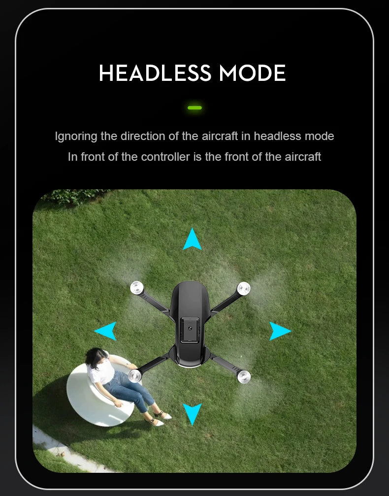 S5S Drone, headless mode ignoring the direction of the aircraft in front of the