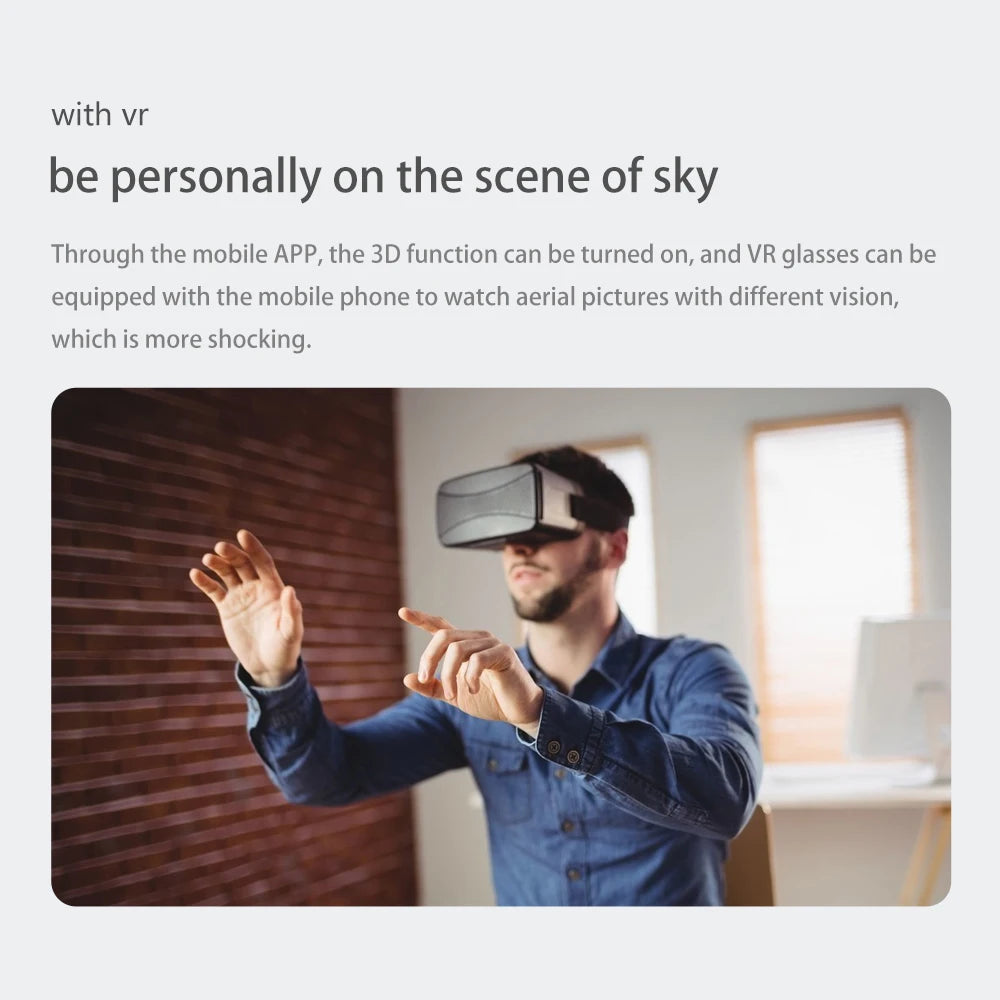 XYRC 2023 New Mini Drone, vr be personally on the scene of sky through the mobile app