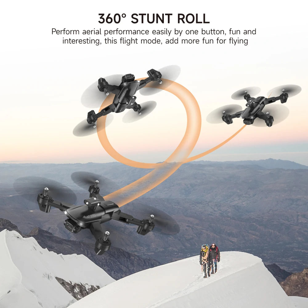QJ F184 Drone, 3600 stunt roll perform aerial performance easily by one button; fun and