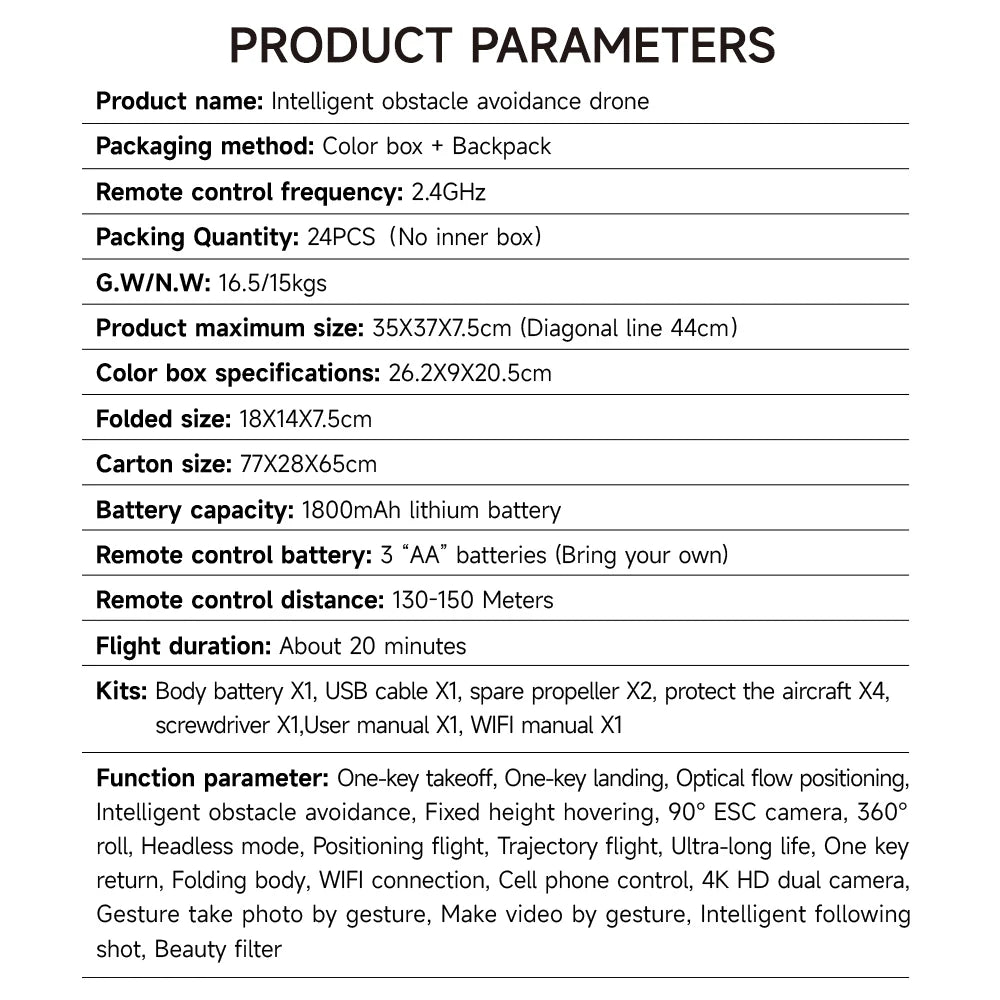 QJ F184 Drone, qj f184 drone features wi-fi and 