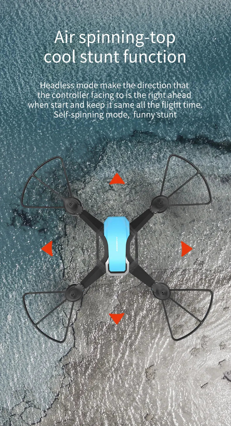 JJRC H108 DIY Assembly RC Drone, air spinning-top cool stunt function headless mode make the direction that
