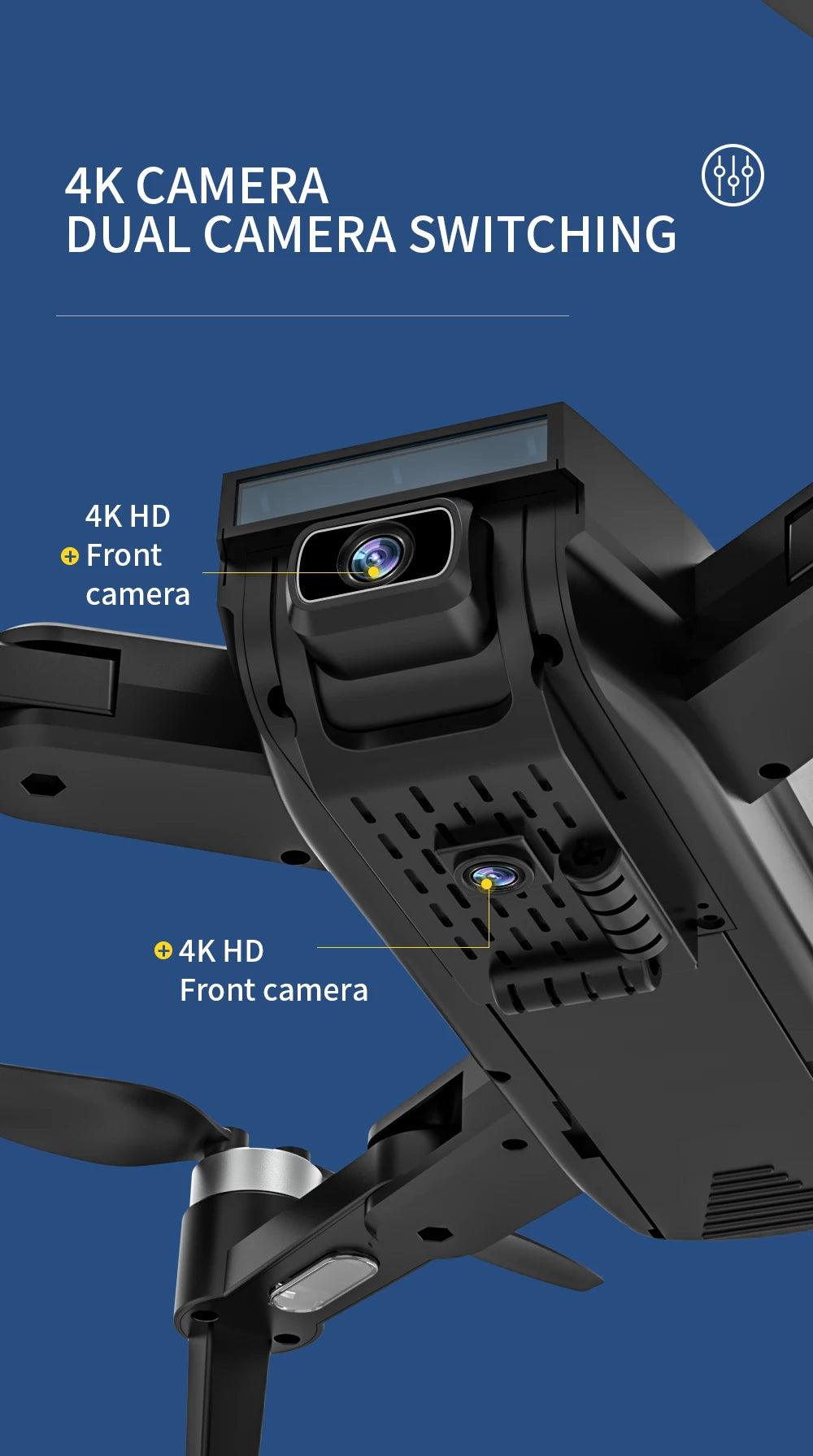 4k camera dual camera switching 4khd front camera 4k