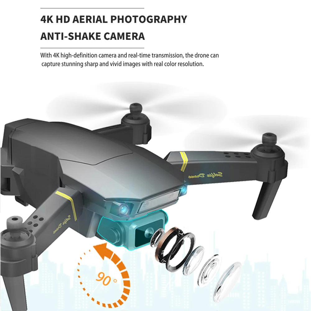GD89 PRO Drone, drone can capture stunning sharp and vivid images with real-time transmission 