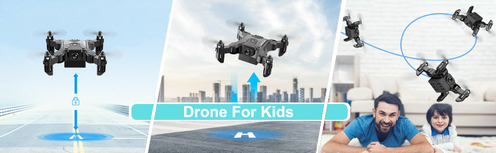 DRONEEYE 4DV2无人机，高度保持可以让无​​人机摄像头保持在一定的高度
