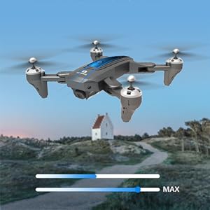 DEERC D10 Drone, d10 drone can be folded up into a compact and portable