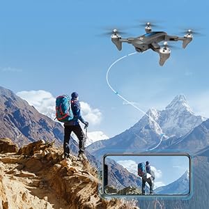 DEERC D10 Drone, hd camera fpv transmission 2k camera helps to