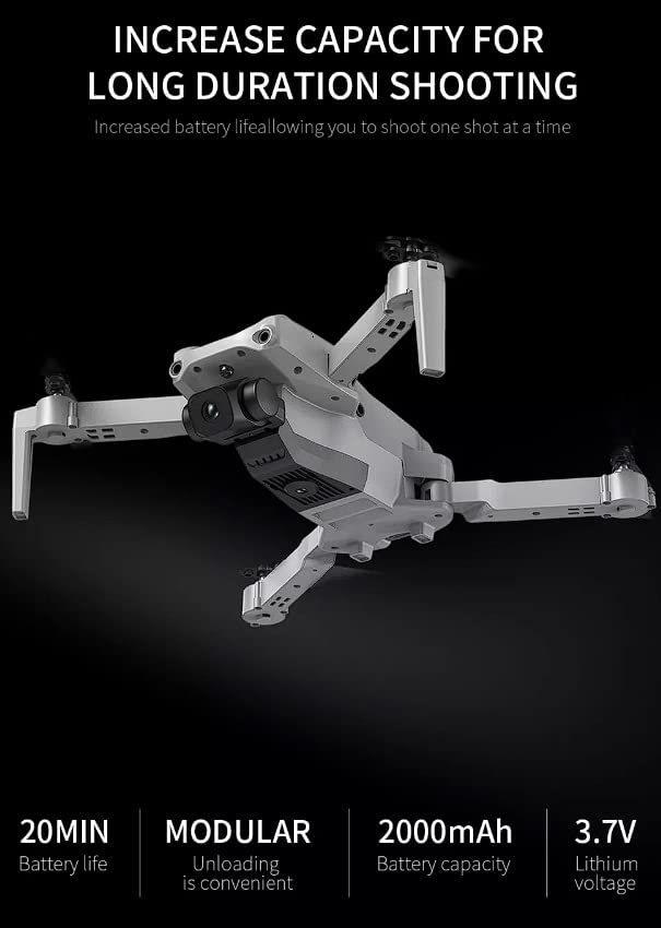 G5 Max Drone, 200omah 3.7v battery life unloading battery