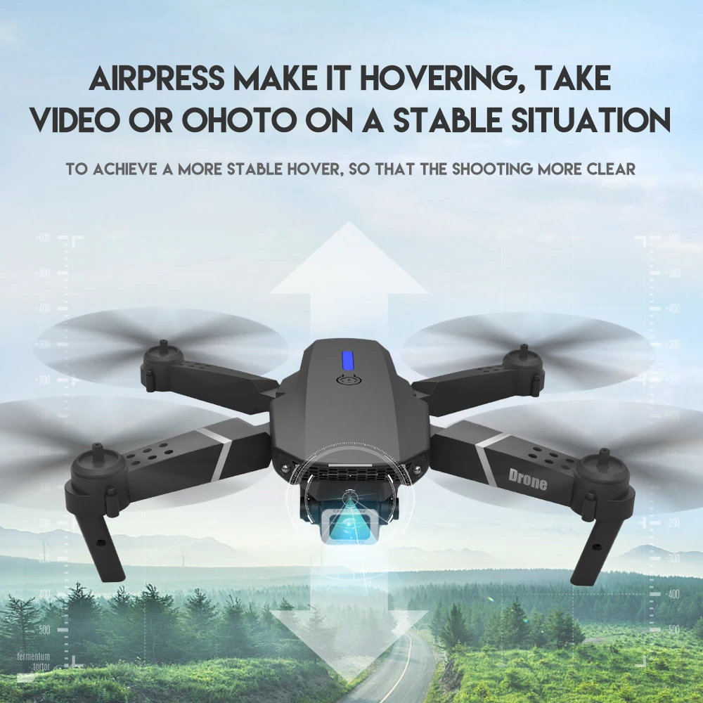 KBDFA E88 Pro Drone, airpress make it hovering, take video or ohoto