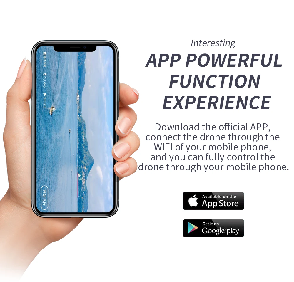 L300 Drone - كاميرا 4K GPS محرك بدون فرشاة 5G FPV Quadcopter 1.2km 25min RC Helicopter كاميرا مزدوجة 17 L300 Drone, download the official app connect the drone through the wifi of your mobile phone