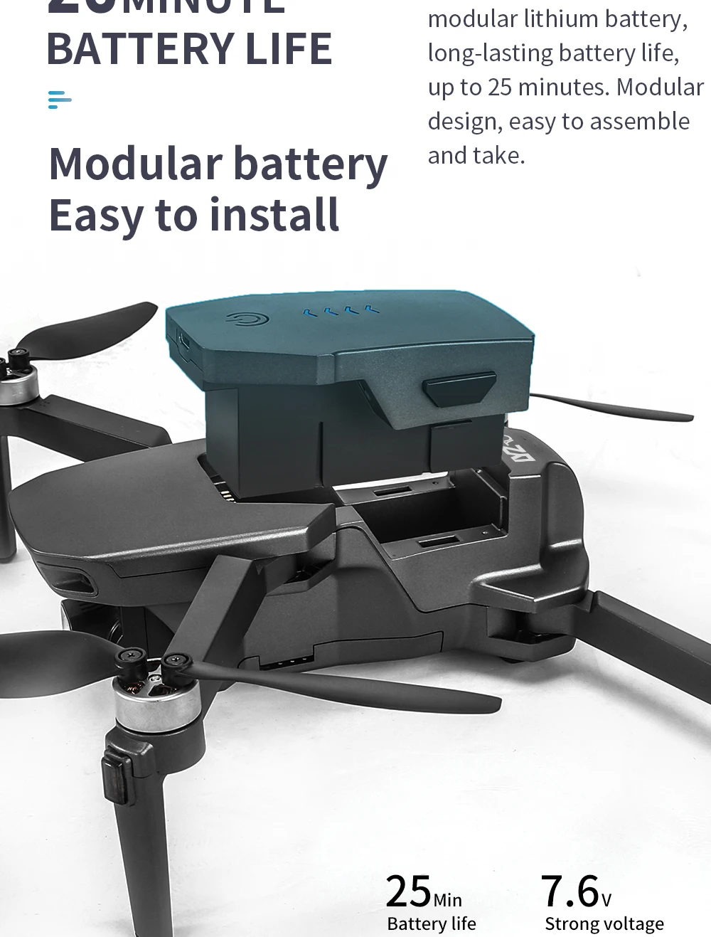 L300 Drone - كاميرا 4K GPS محرك بدون فرشاة 5G FPV Quadcopter 1.2km 25min RC Helicopter كاميرا مزدوجة 21 L300 Drone, uin enen modular lithium battery, battery life long-