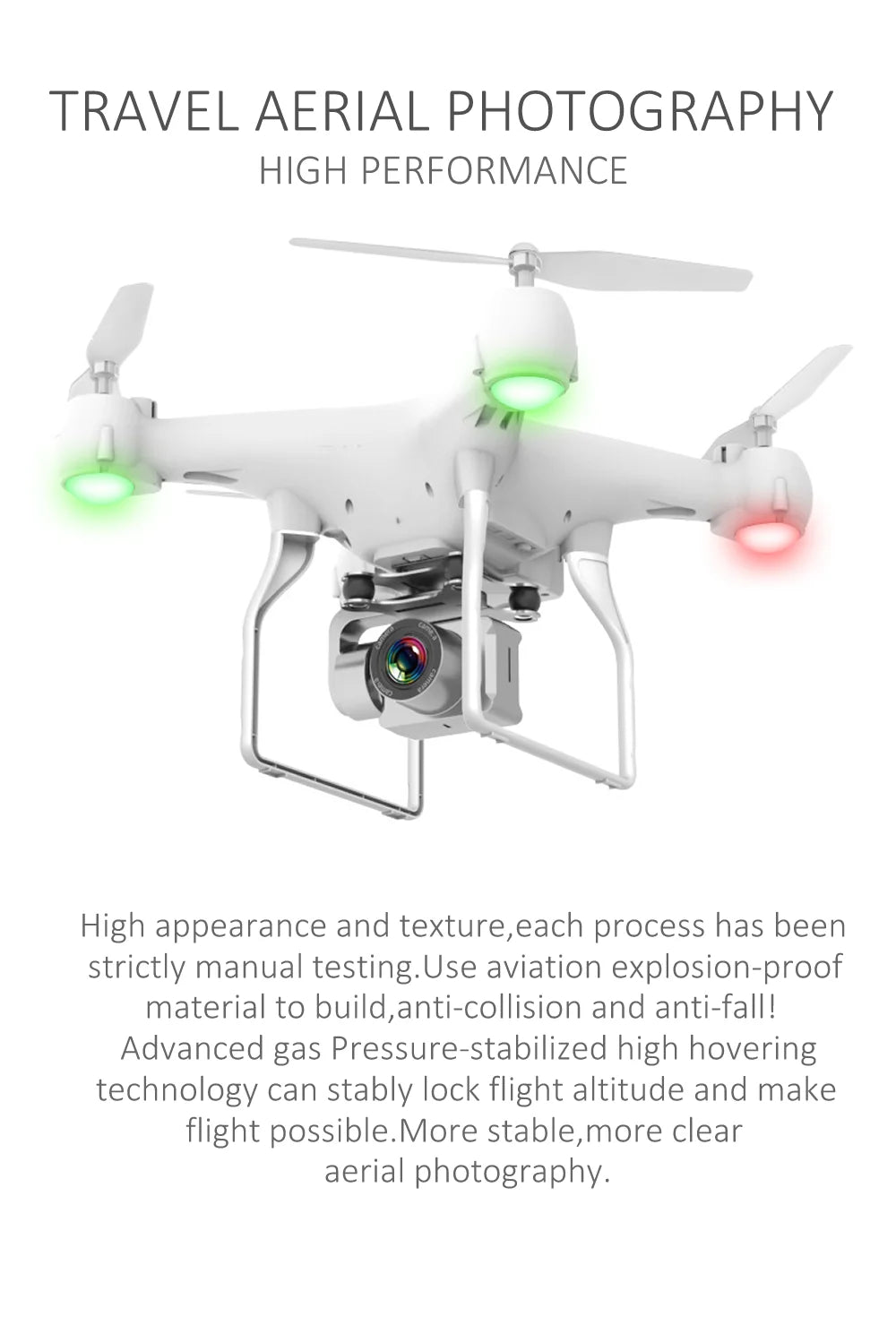 RC الطائرة بدون طيار FPV كوادكوبتر الطائرات بدون طيار مع كاميرا ESC 4K HD المهنية واسعة الزاوية التصوير الجوي حياة طويلة هليكوبتر التحكم عن بعد 27 RC Drone, travel aerial photography high performance high appearance and texture,each process has