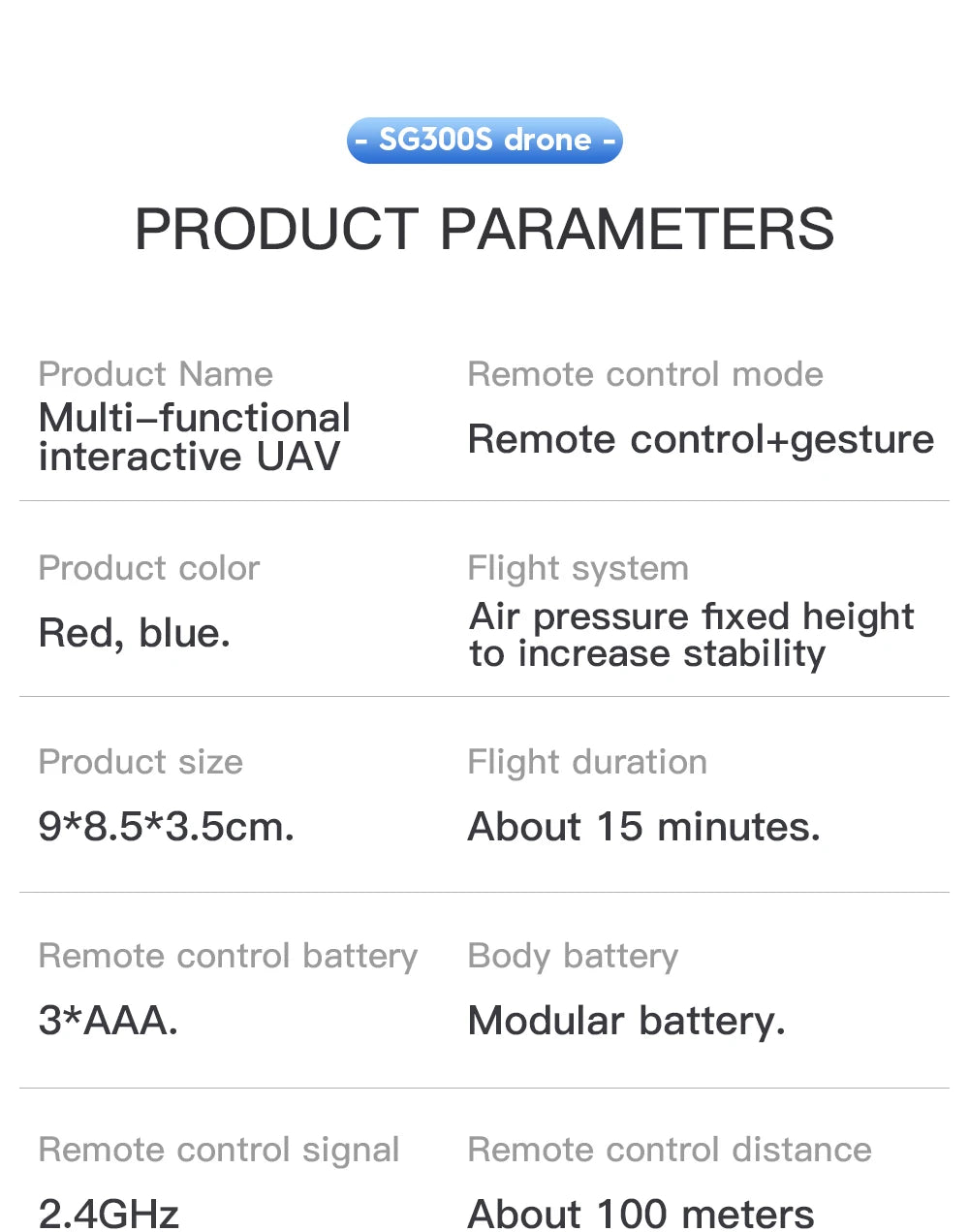 SG300/SG300S Mini Drone, sg3oos drone is a multi-functional