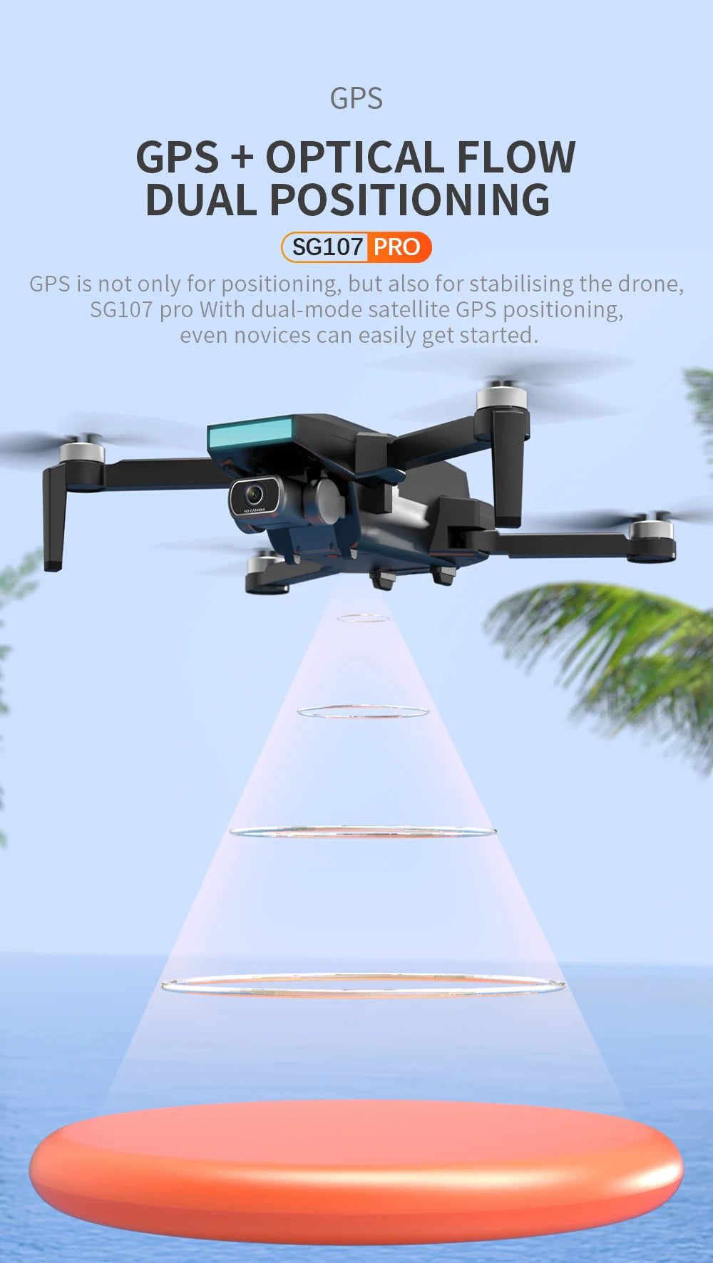 ZLL SG107 Pro Mini Drone - مع WIFI احترافية 4K HD كاميرا مزدوجة FPV Quadcopter التحكم بالإيماءات في التدفق البصري SG107Pro Rc Dron 21 ZLL SG107 Pro Mini Drone, gps optical flow dual positioning sg107 pro
