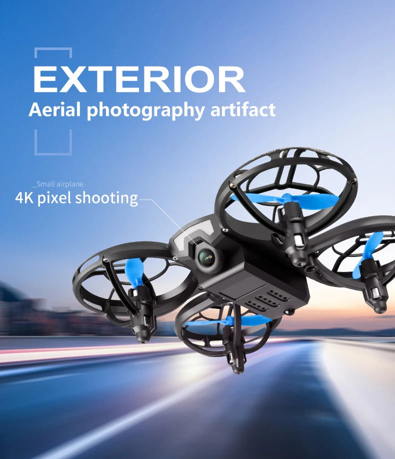 V8 الطائرة بدون طيار - 4K 1080P HD كاميرا واي فاي Fpv ارتفاع ضغط الهواء الحفاظ على كوادكوبتر قابلة للطي RC لعبة بدون طيار هدية 33 V8 Drone, exterior aerial photography artifact small airplane 4k pixel