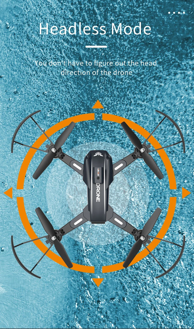 JJRC H109 RC Drone, headless mode means you don't have to figure out the head