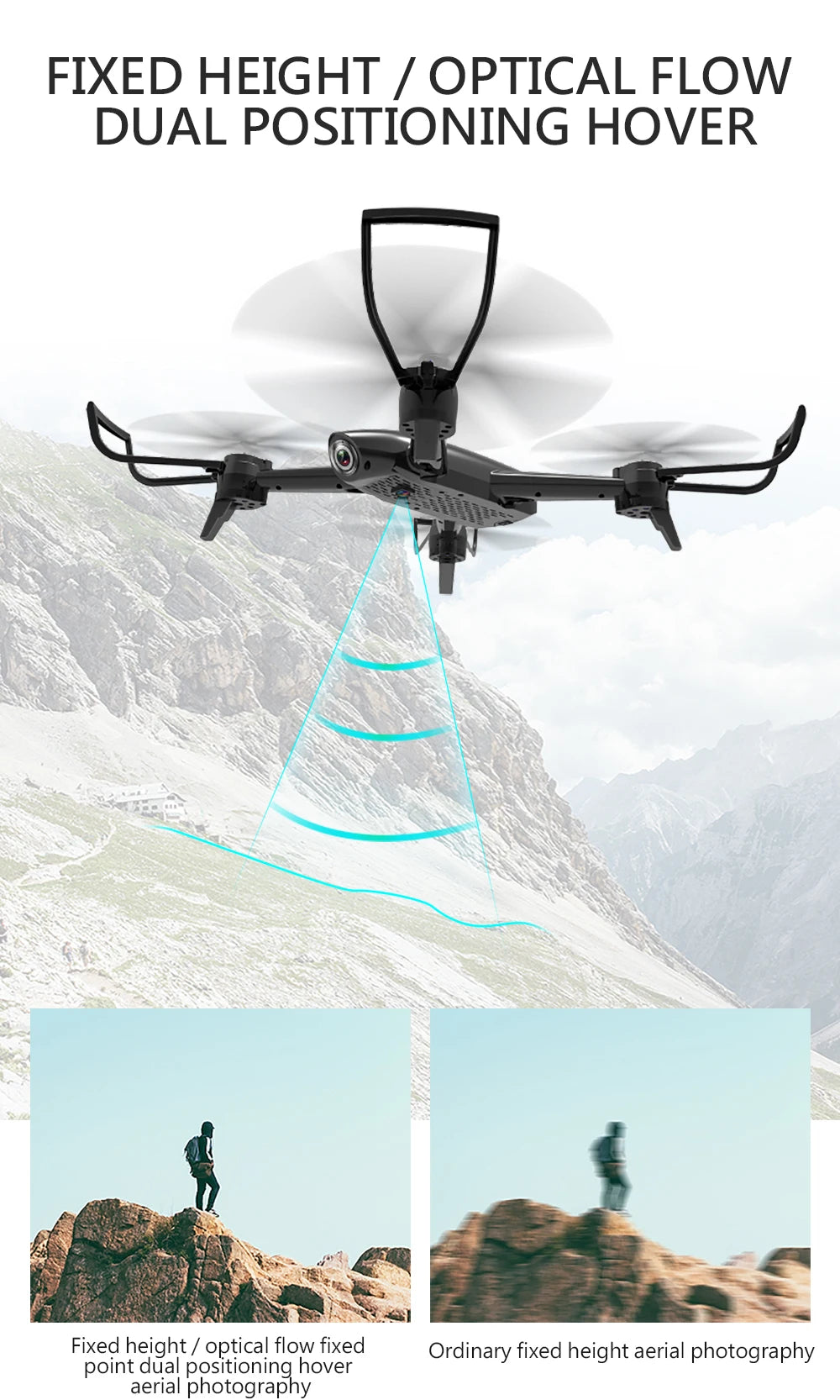 SG106 الطائرة بدون طيار - 4K 1080P HD كاميرا مزدوجة التدفق البصري الجوي كوادكوبتر FPV درون لعب للأطفال الأولاد عمر البطارية الطويل هدية 28 SG106 Drone, fixed height optical flow fixed ordinary fixed height aerial photography dual positioning hover fixed