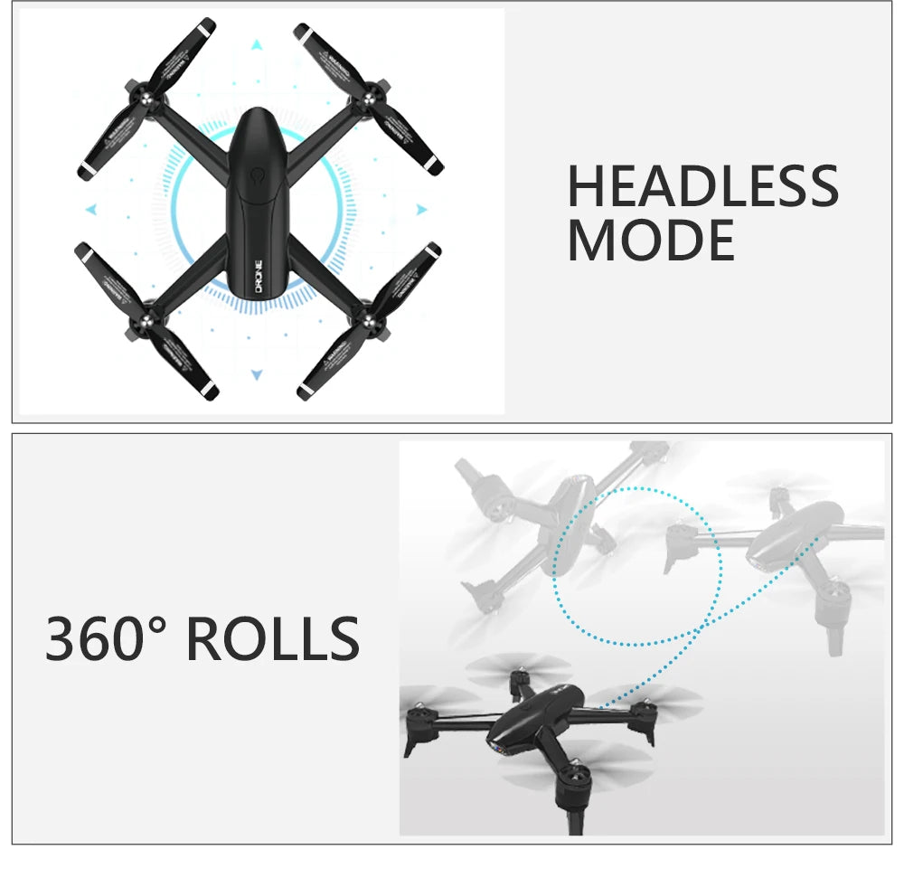 SG106 الطائرة بدون طيار - 4K 1080P HD كاميرا مزدوجة التدفق البصري الجوي كوادكوبتر FPV درون لعب للأطفال الأولاد عمر البطارية الطويل هدية 31 SG106 Drone, sg106 drone features : 1080p fh