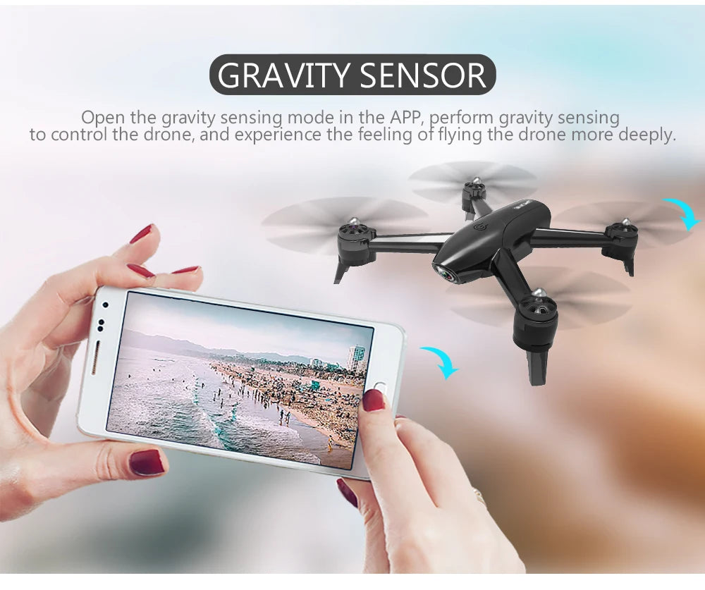 SG106 الطائرة بدون طيار - 4K 1080P HD كاميرا مزدوجة التدفق البصري الجوي كوادكوبتر FPV درون لعب للأطفال الأولاد عمر البطارية الطويل هدية 34 SG106 Drone, gravity sensor open the gravity sensing mode in the app, perform gravity