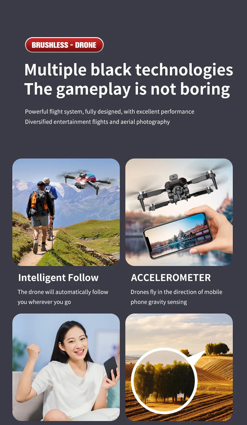 S178 L818 Drone, the gameplay is not boring powerful flight system with excellent performance diversified entertainment