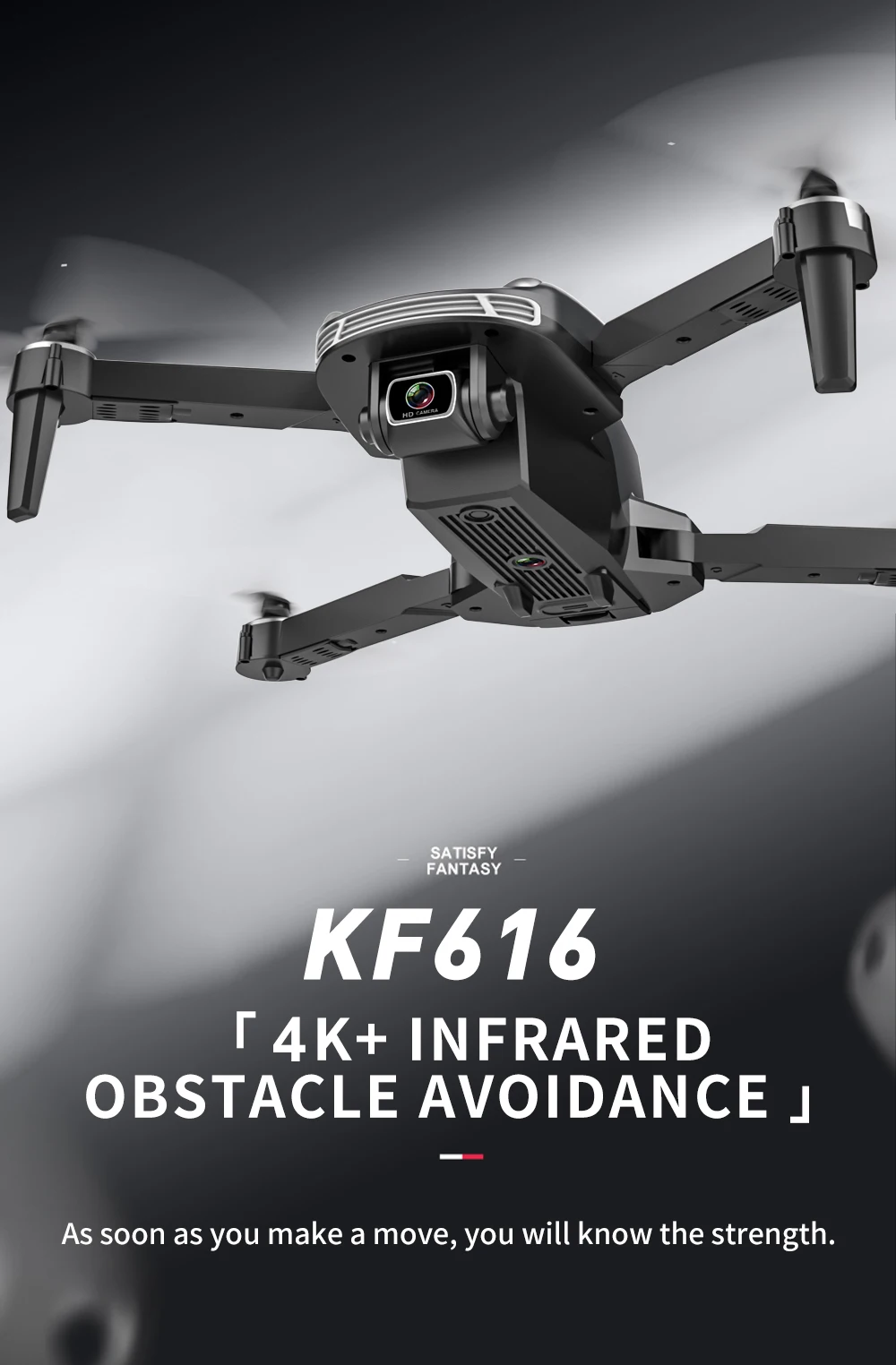 KF616 Drone, kf616 r4k+ infrared