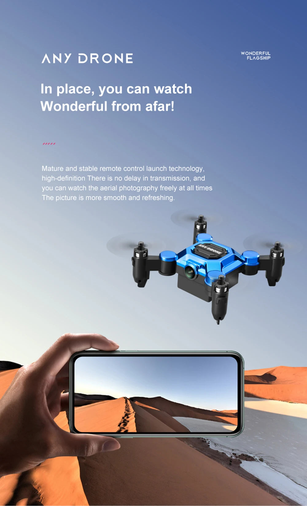 2024 طائرة بدون طيار صغيرة قابلة للطي 4K المهنية طائرة مزودة بجهاز للتحكم عن بعد هليكوبتر كاميرا طائرات بدون طيار واي فاي التصوير الجوي ألعاب أطفال الكبار 28 wonderful any drone flagship in place, you can watch from afar