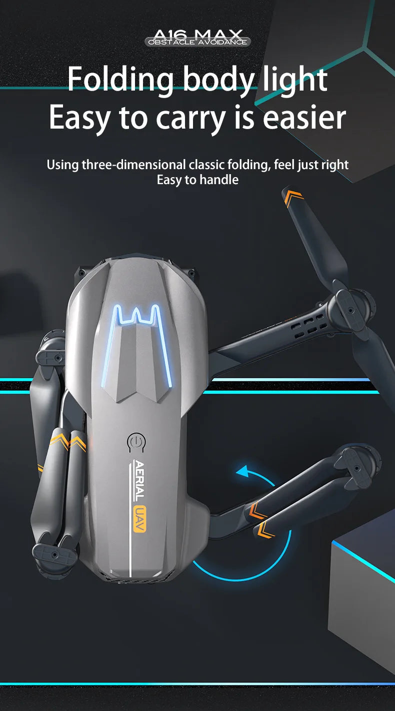 A16 MAX Drone, 8816 nbaake folding body light easy to