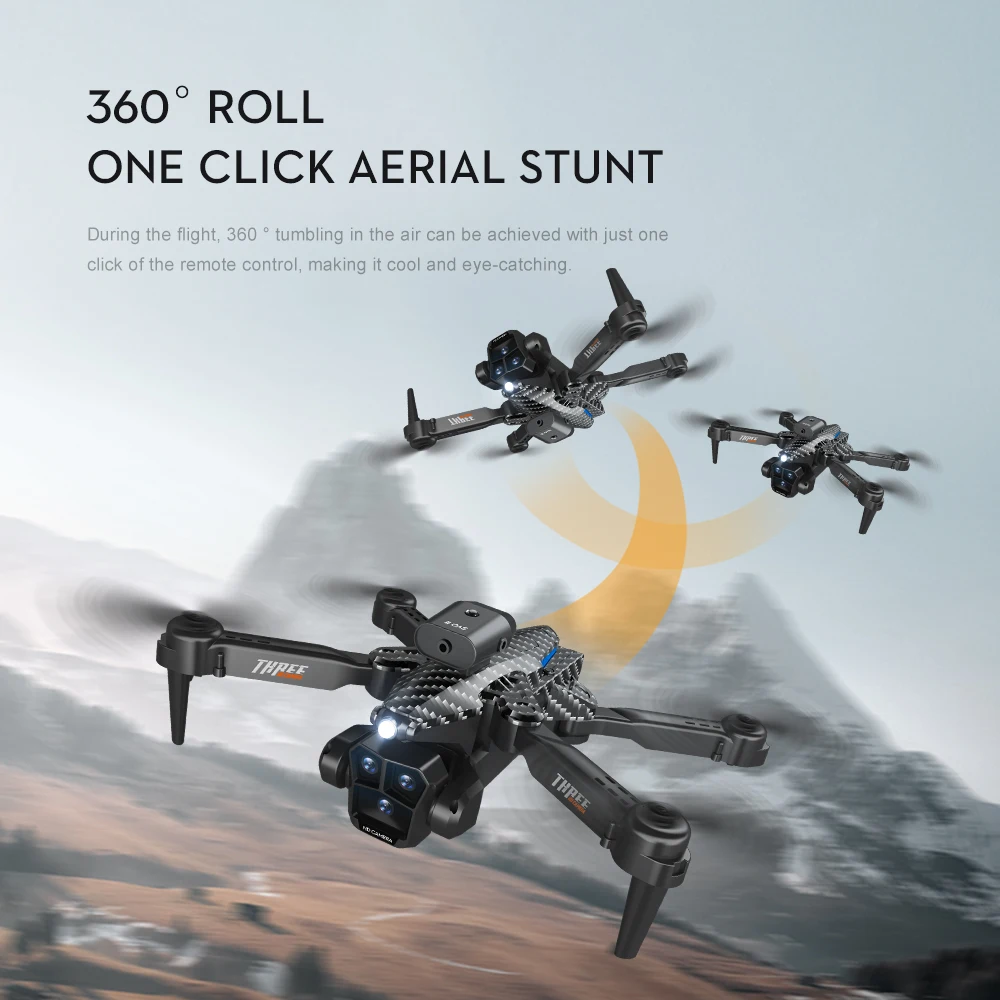 K10 MAx Drone, tpet thpee: 360 roll one click aerial stunt
