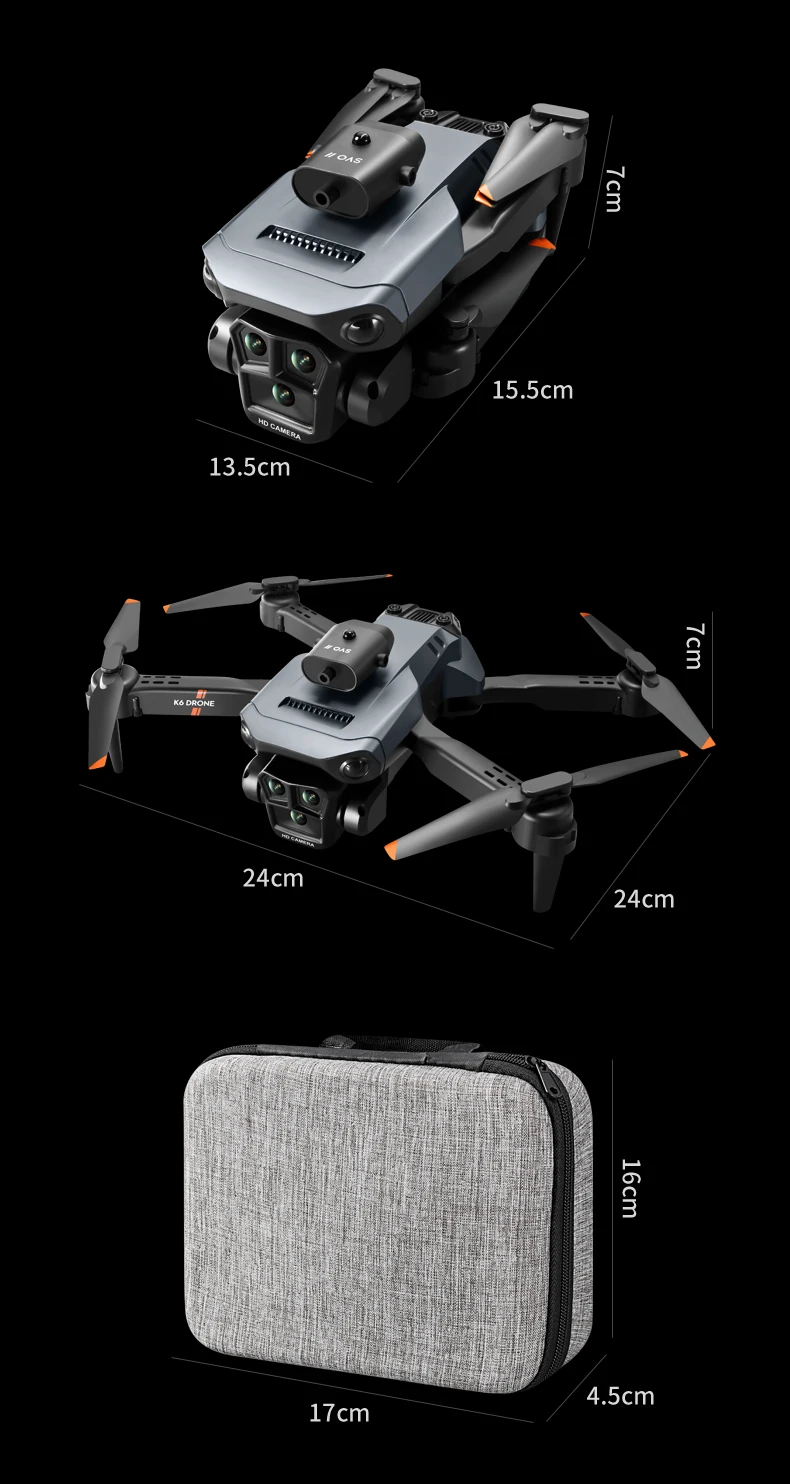 K6 Max Drone - HD Camera