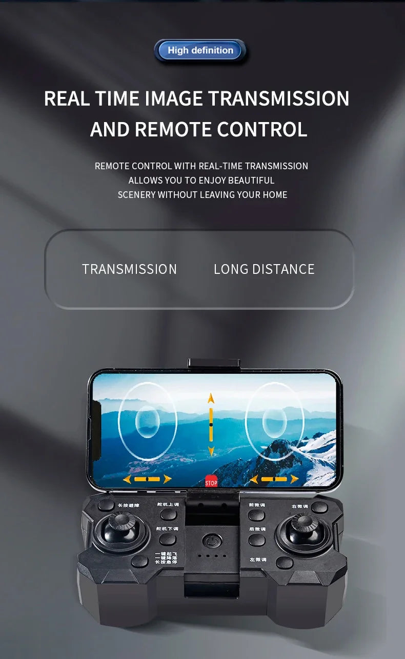 109L Drone, high definition real time image transmission and remote control allows you to enjoy beautiful