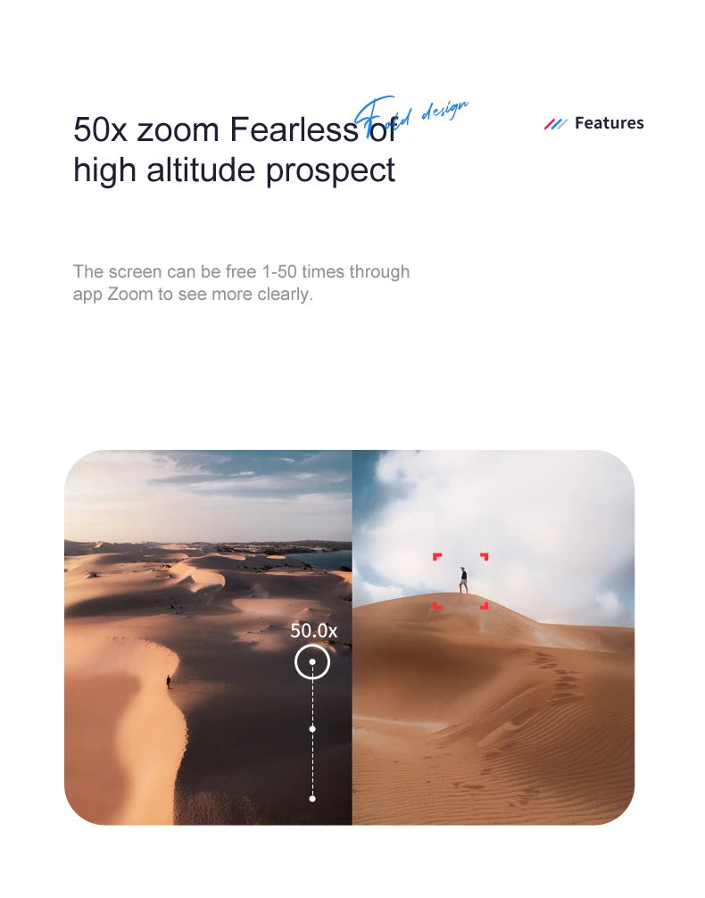 S160 Mini Drone, aesigr 50x zoom fearless features high altitude