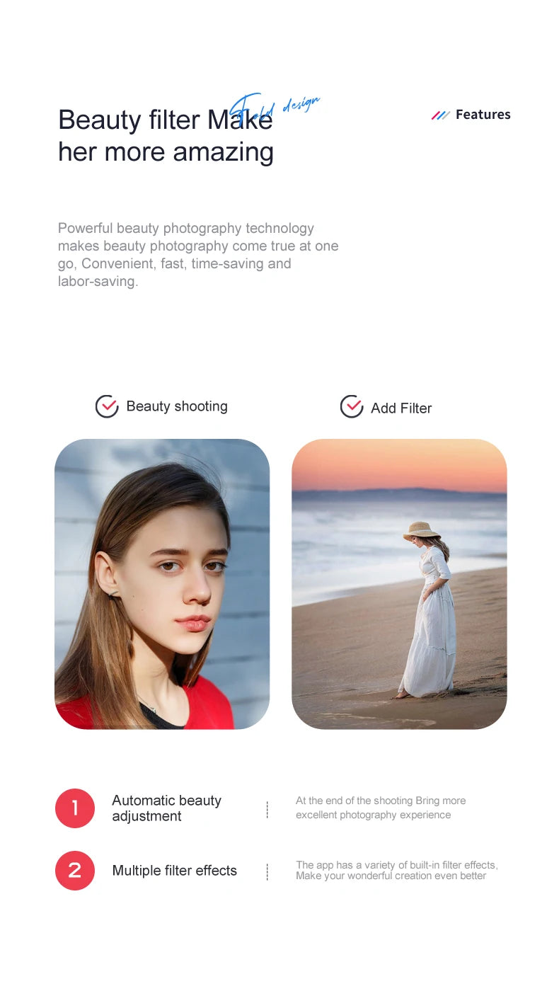 S160 Mini Drone, desigr beauty filter make features her more amazing powerful beauty photography technology