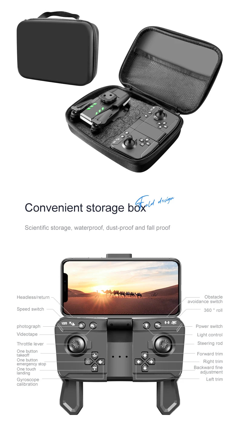 S160 Mini Drone, aa auigr convenient storage box scientific storage, waterproof