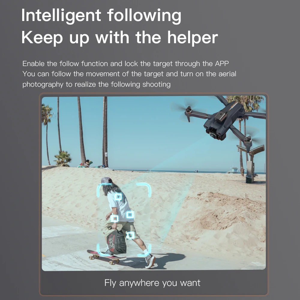 A9 PRO Drone, intelligent following keep up with the helper enable the follow function and lock