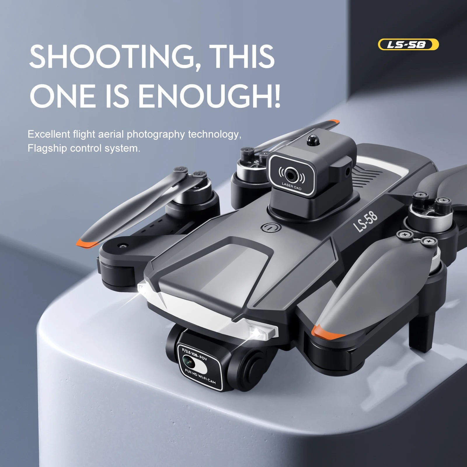 LS58 Drone, LS-5B SHOOTING, THIS ONE IS ENOUGHI Excellent flight aerial photography