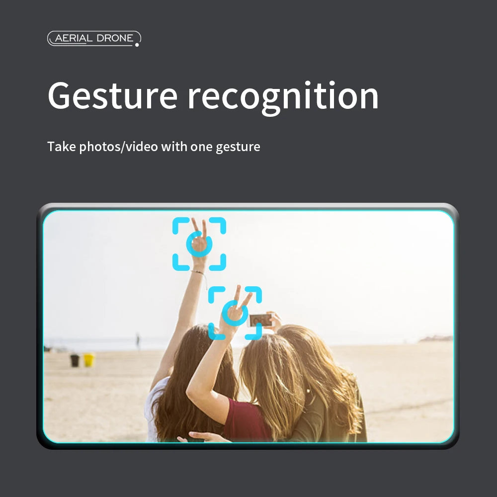 E88 MAX Drone, AERIAL DRONE Gesture recognition Take photos/video with one gesture Cv