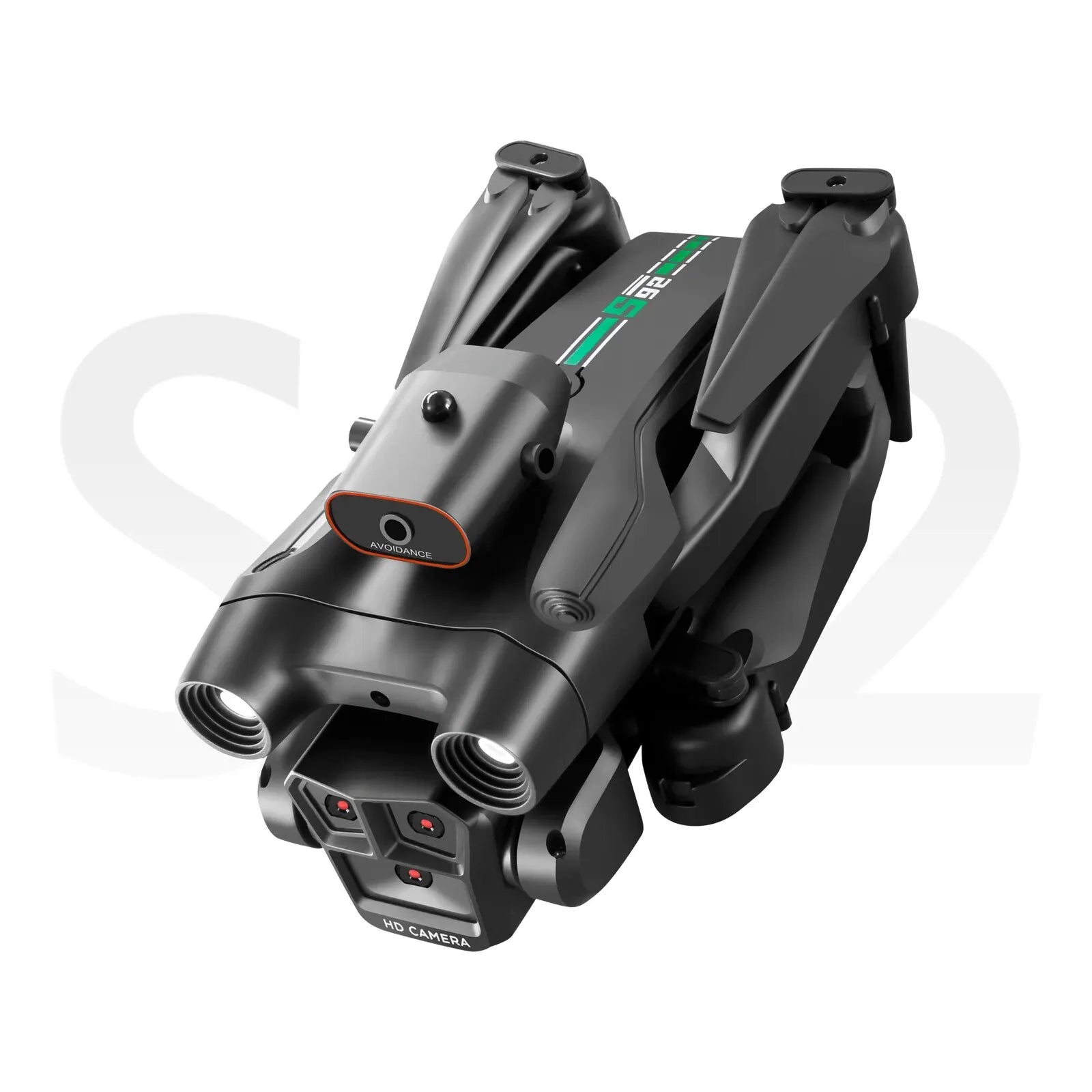 طائرة بدون طيار S92 - طائرة بدون طيار بكاميرا HD 4K مع قبضة عالية، قابلة للطي، جهاز تحكم عن بعد صغير، واي فاي، تصوير جوي، مركبة ذات أربع عجلات، ألعاب، كاميرا هليكوبتر 17 S92 Drone, this drone is foldable, making it easy to transport and store when