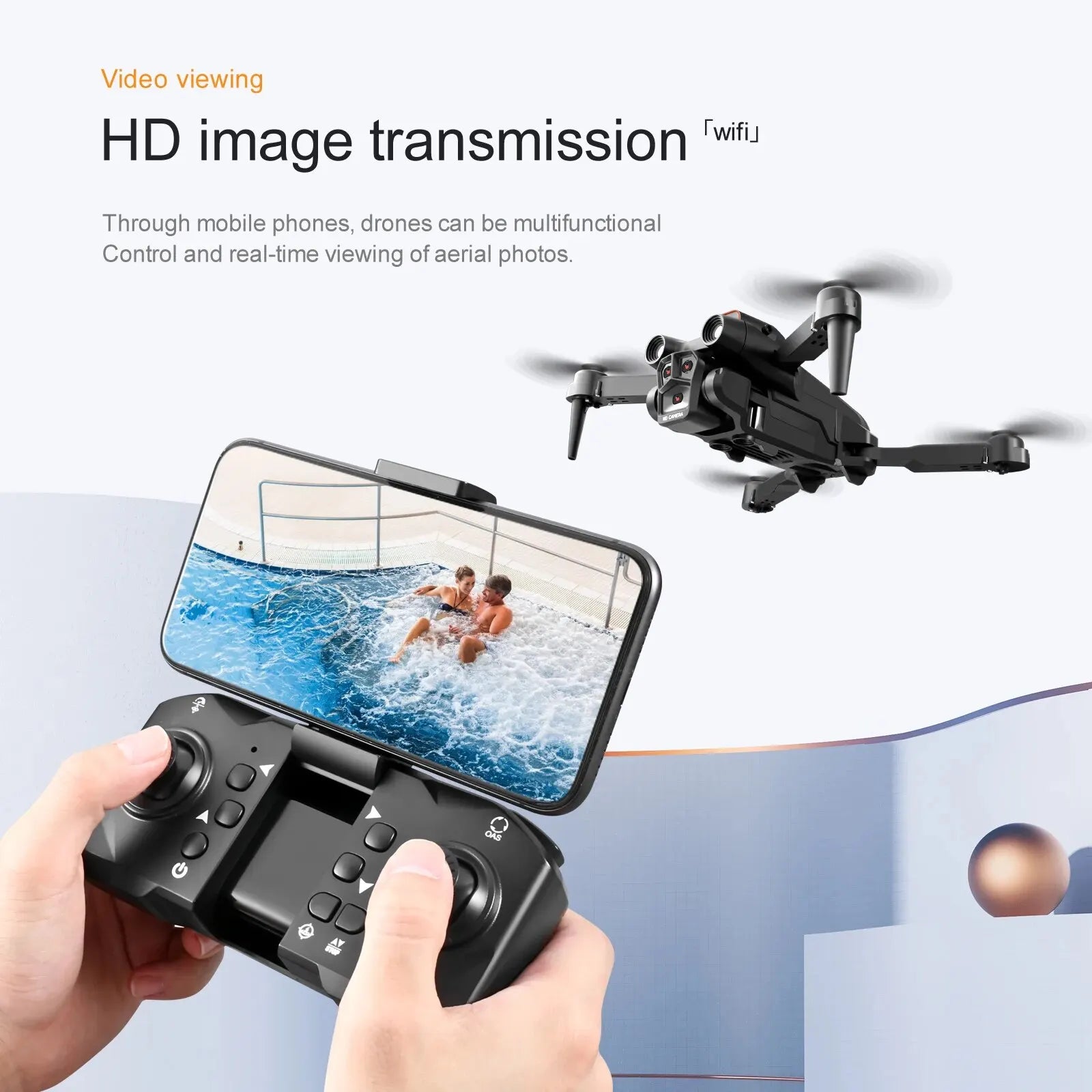 طائرة بدون طيار S92 - طائرة بدون طيار بكاميرا HD 4K مع قبضة عالية، قابلة للطي، جهاز تحكم عن بعد صغير، واي فاي، تصوير جوي، مركبة ذات أربع عجلات، ألعاب، كاميرا هليكوبتر 24 S92 Drone, drones can be multifunctional control and real-time viewing of aerial