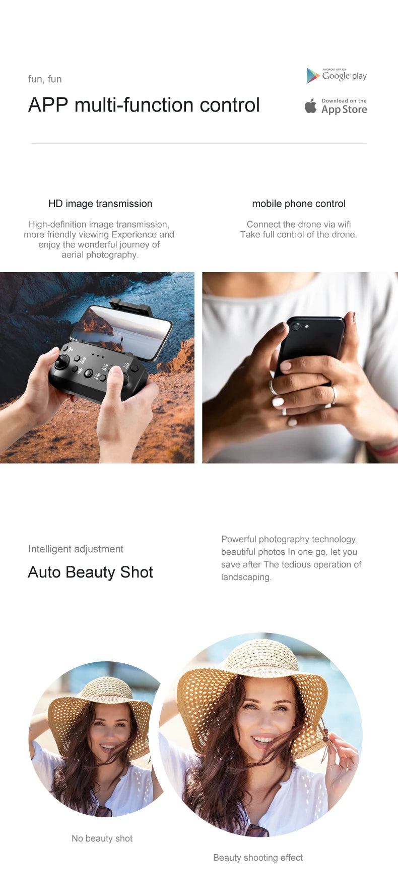 KBDFA Z908 Pro Drone, fun google play download on the app multi-function control app store 