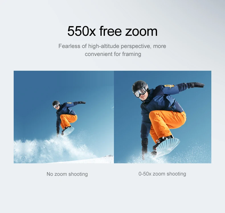 K11 Max Drone, 550x free zoom fearless of high-altitude perspective,