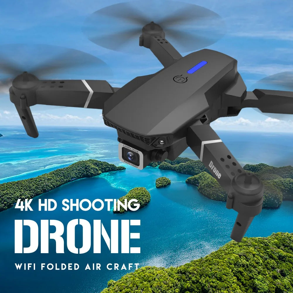طائرة بدون طيار P1 Pro - زاوية واسعة HD 4K 1080P ارتفاع الكاميرا، لعبة هدية RC قابلة للطي كوادكوبتر بدون طيار 34 P1 Pro Drone, 4k hd shooting ijrone wifi folded air