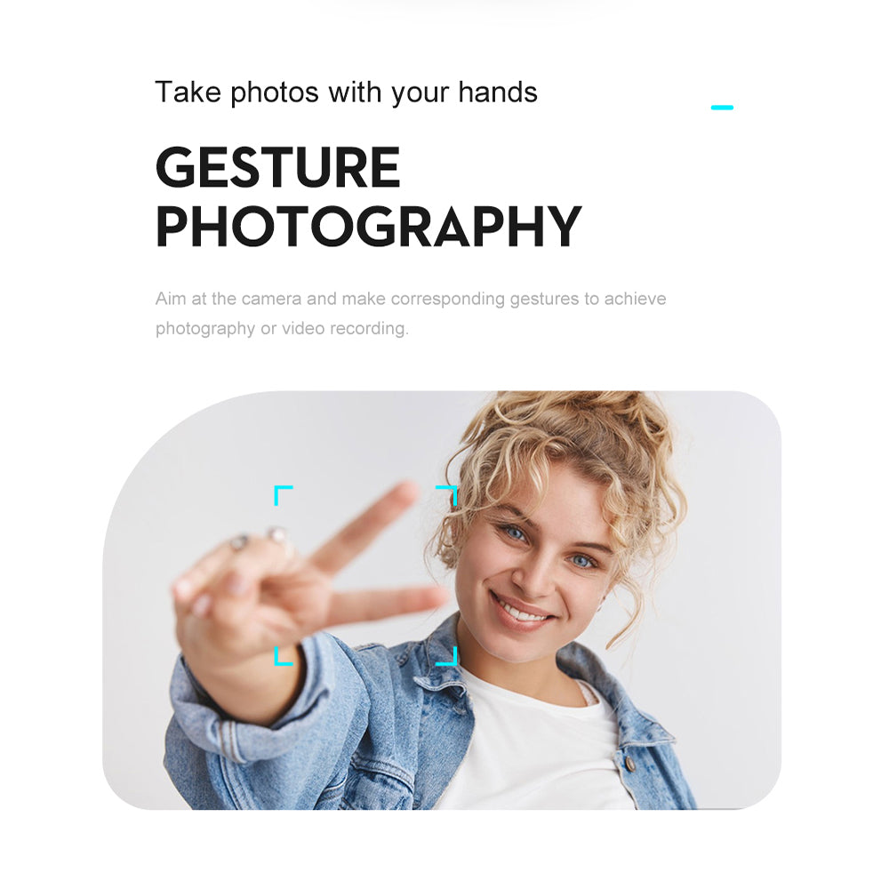 LS S8S Drone, take photos with your hands gesture photography aim at the camera and make 