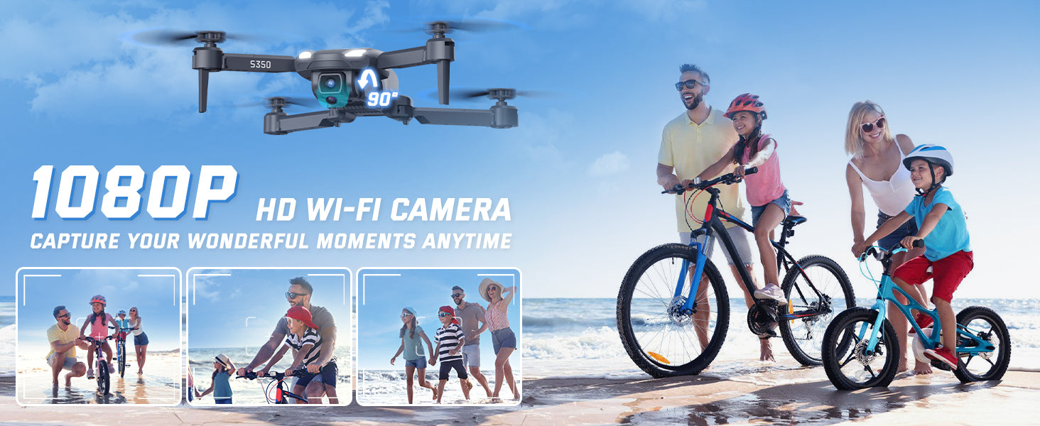 SOTAONE S350 Drone, 5350 90 1080p hd wi-fi camera