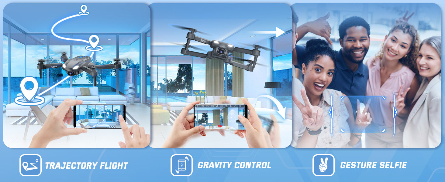 SOTAONE S350 Drone, trajectory flight gravity control gesture