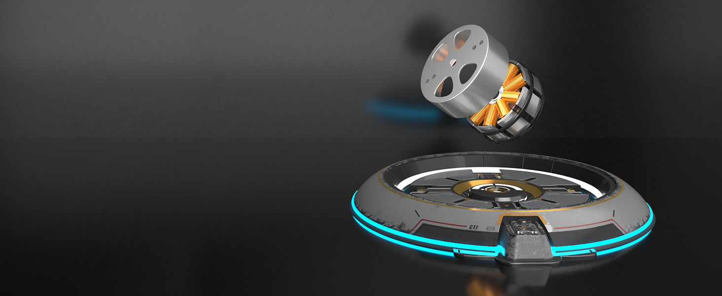 TizzyToy ‎BL01 Drone, it is equipped with a controller, propeller guard, and spare