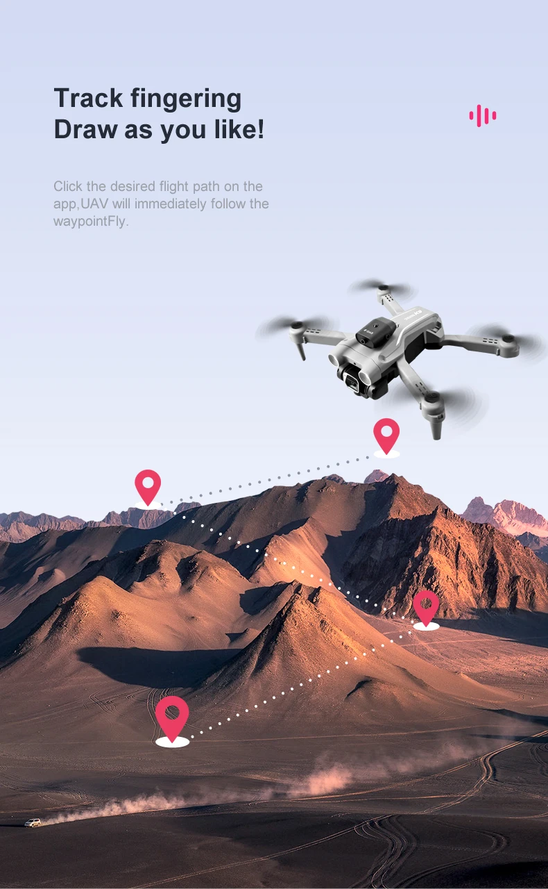 K9 RC Drone, uav will track the waypointfly flight path as