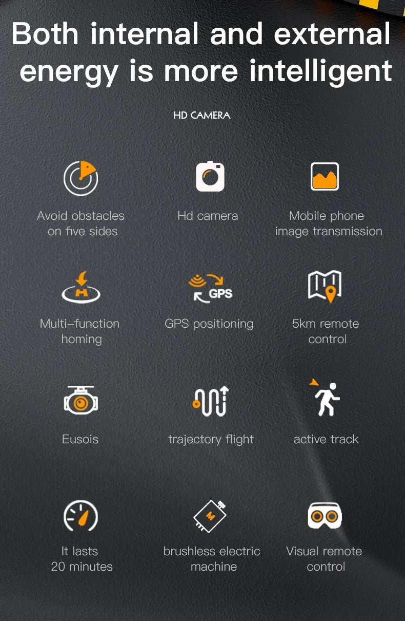 P11S Drone, both internal and external energy is more intelligent hd camera avoid obstacles