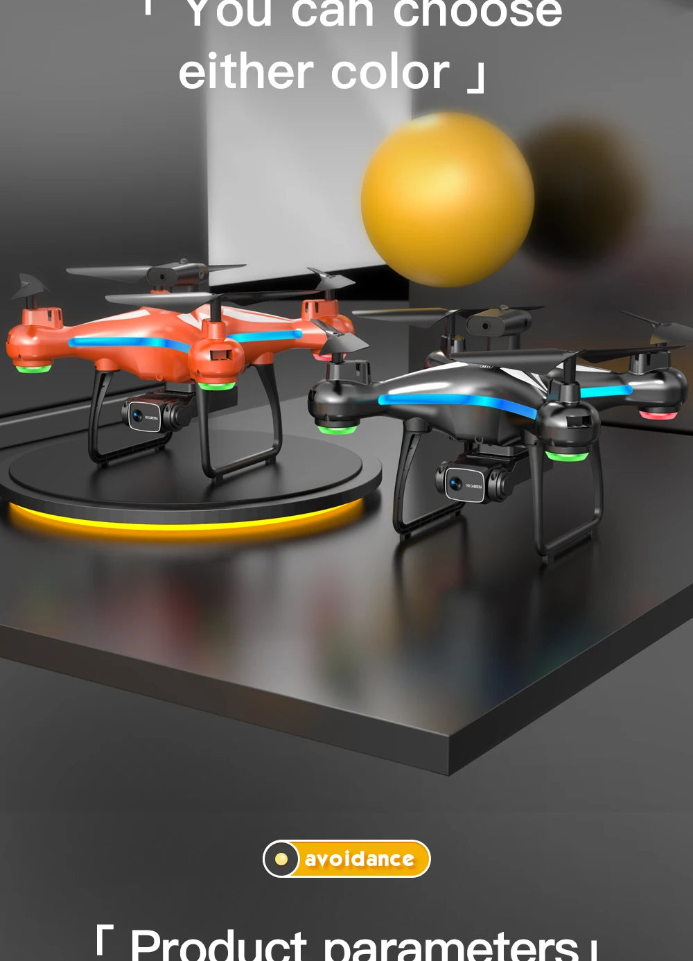 AE11 Drone, you can cnoose either color ] avoid