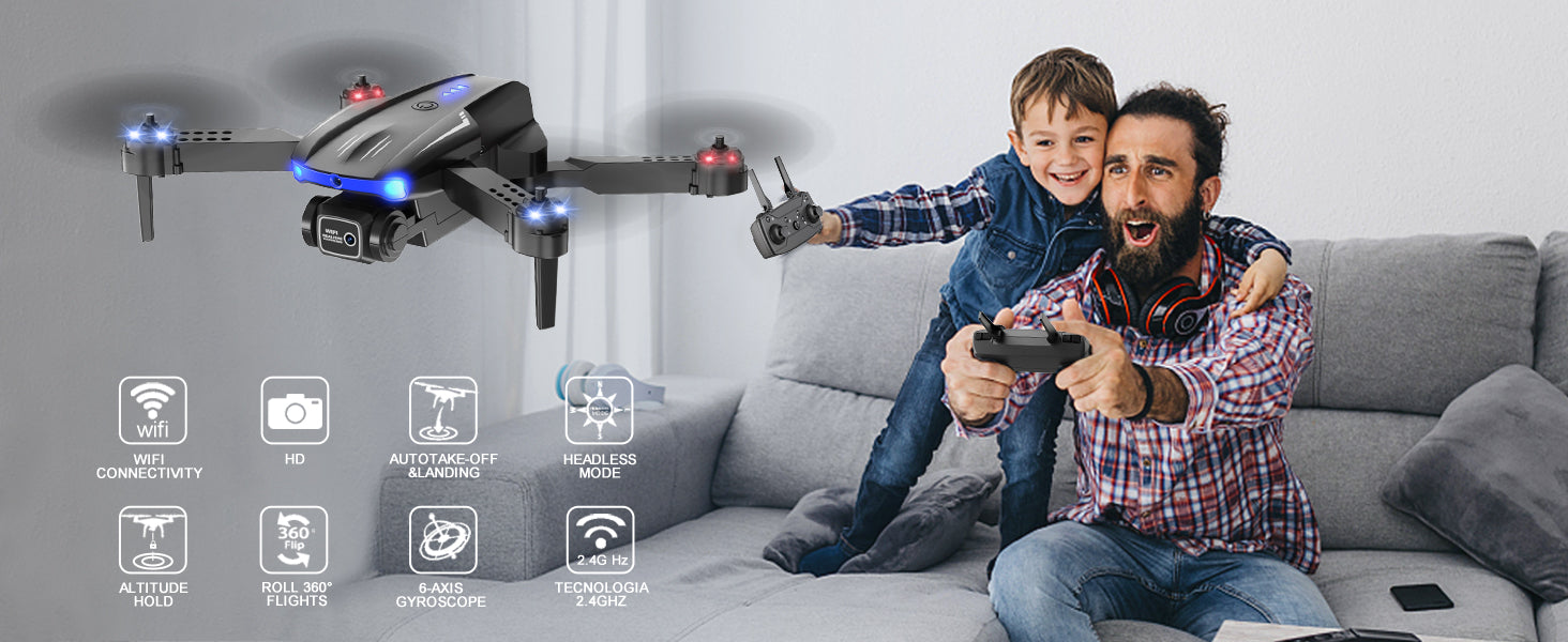 X-shop LDG006 Drone, wifi wifi hd autotake off headless connectivity glandingg